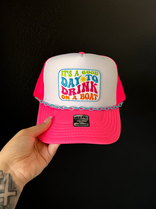 Drink On A Boat Hat